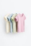 4-Piece Basic T-Shirt Set