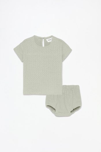 Knit T-Shirt and Panty Set