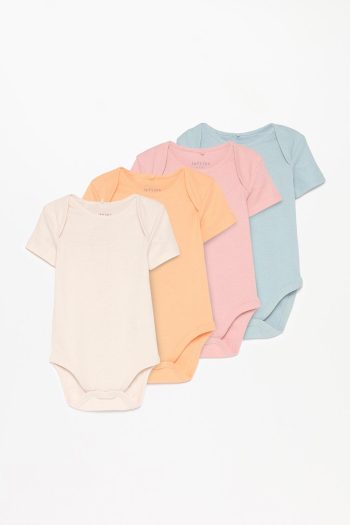 4-Pack Basic Long Sleeve Bodysuits