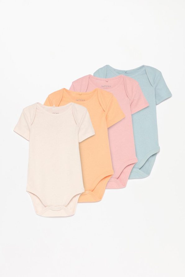4-Pack Basic Long Sleeve Bodysuits