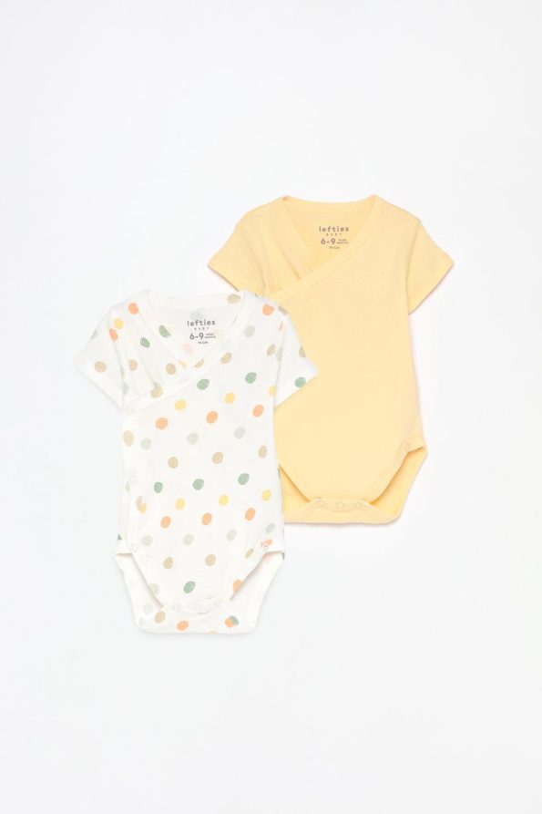 2-Pack Coordinated Kimono Bodysuit Set