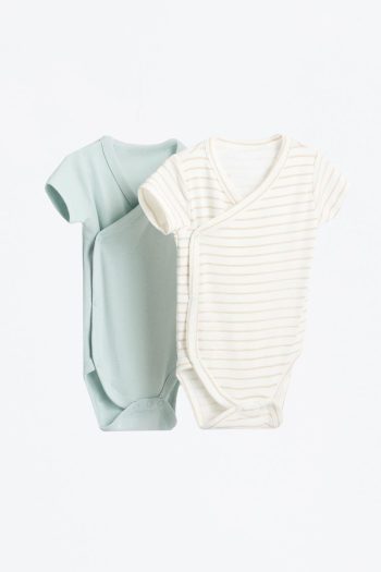 Matching 2-Piece Kimono Bodysuit Set