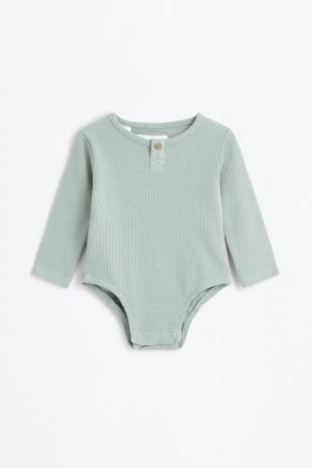 Waffle Fabric Bodysuit