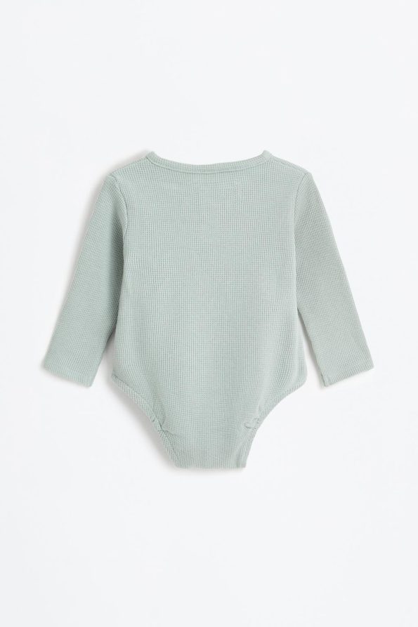 Waffle Fabric Bodysuit