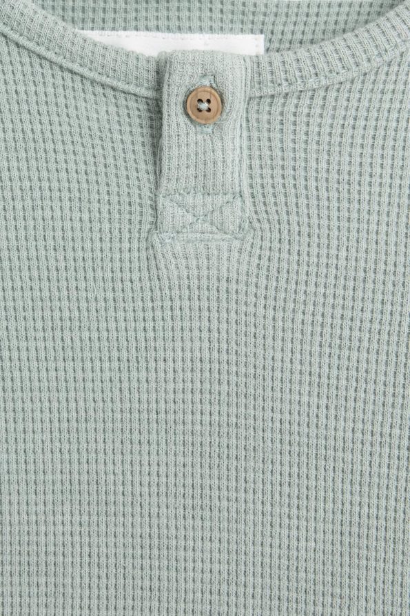 Waffle Fabric Bodysuit