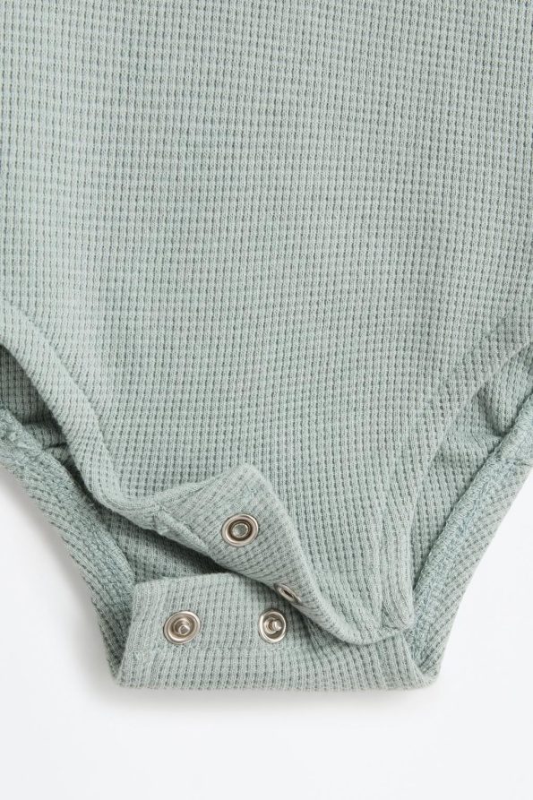 Waffle Fabric Bodysuit