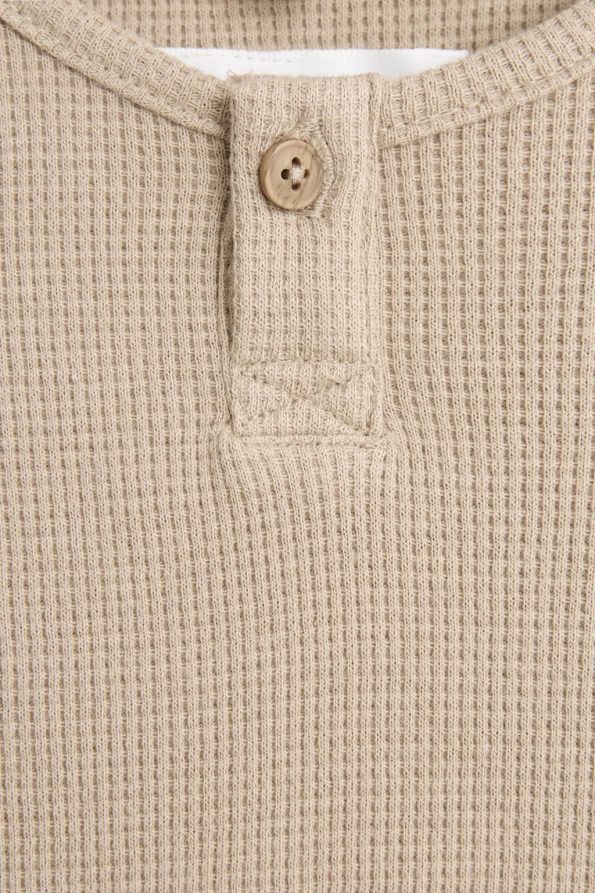 Waffle Fabric Bodysuit