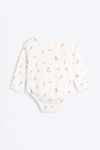 Waffle Fabric Bodysuit