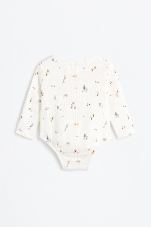 Waffle Fabric Bodysuit