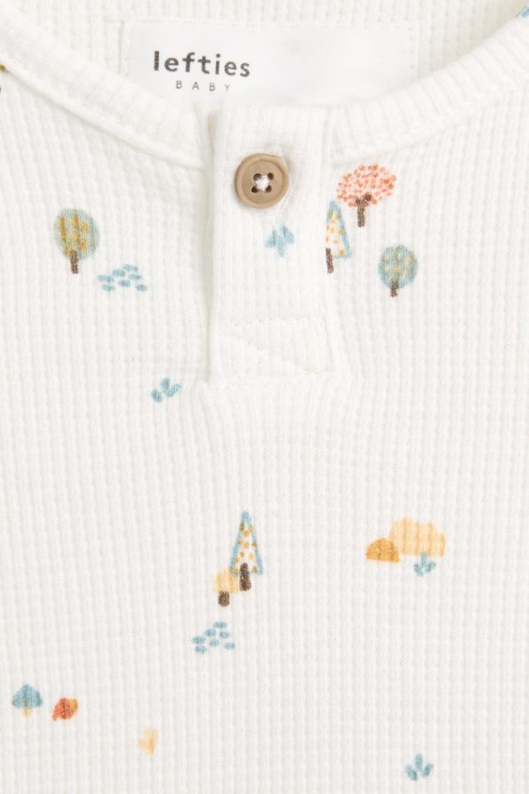 Waffle Fabric Bodysuit