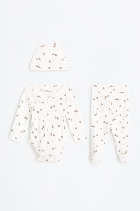 Three-Piece Bodysuit, Tights, and Hat Set