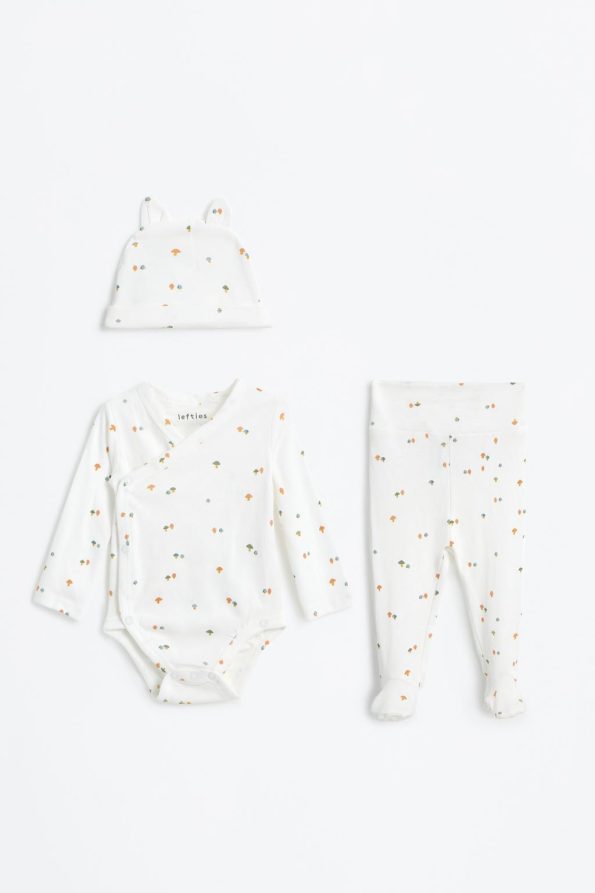 Three-Piece Bodysuit, Tights, and Hat Set