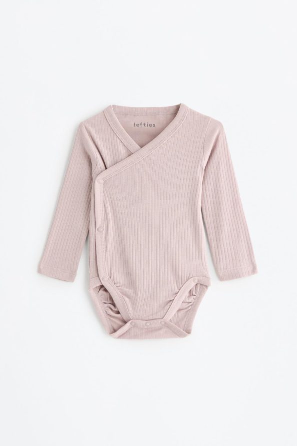 Set of 2 Long Sleeve Kimono Bodysuits