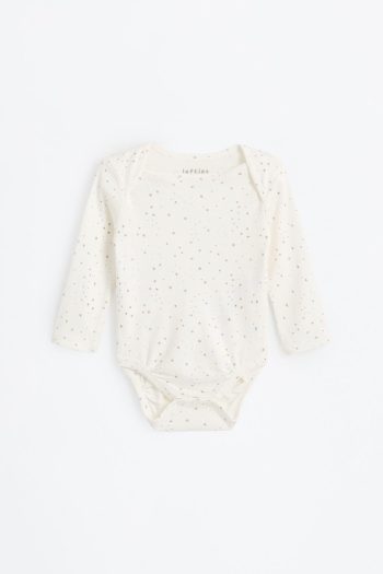 2-Piece Contrast Bodysuit Set