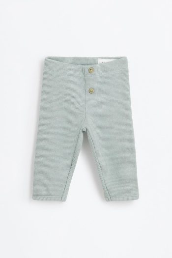 Waffle Fabric Trousers