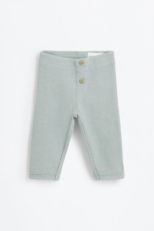 Waffle Fabric Trousers