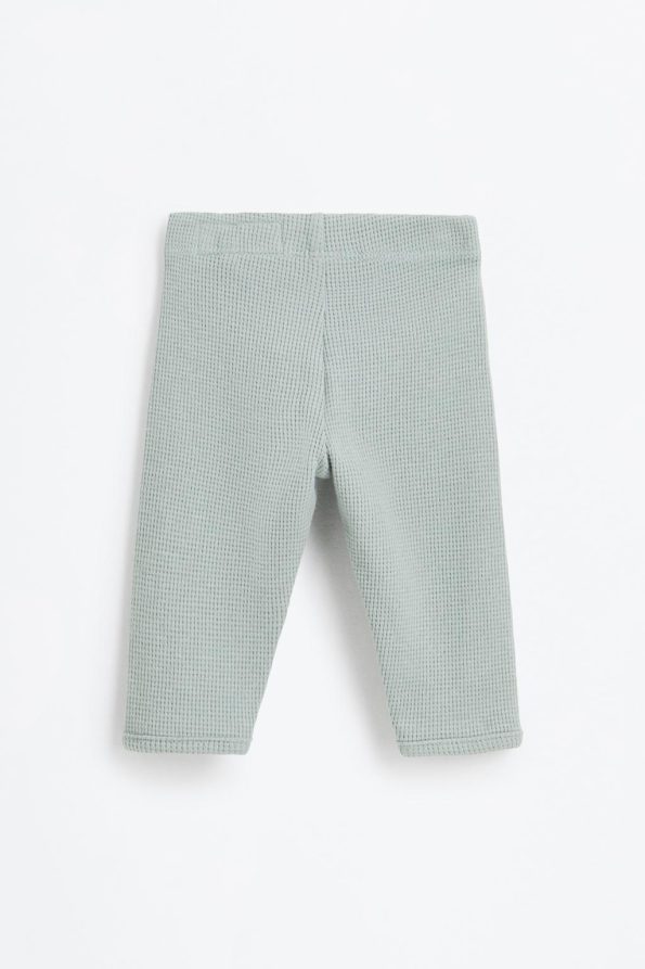 Waffle Fabric Trousers