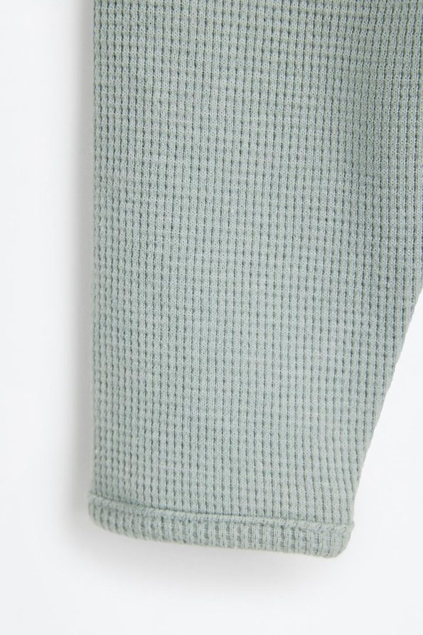Waffle Fabric Trousers