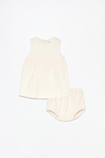Dress and Ruffled Panty Set