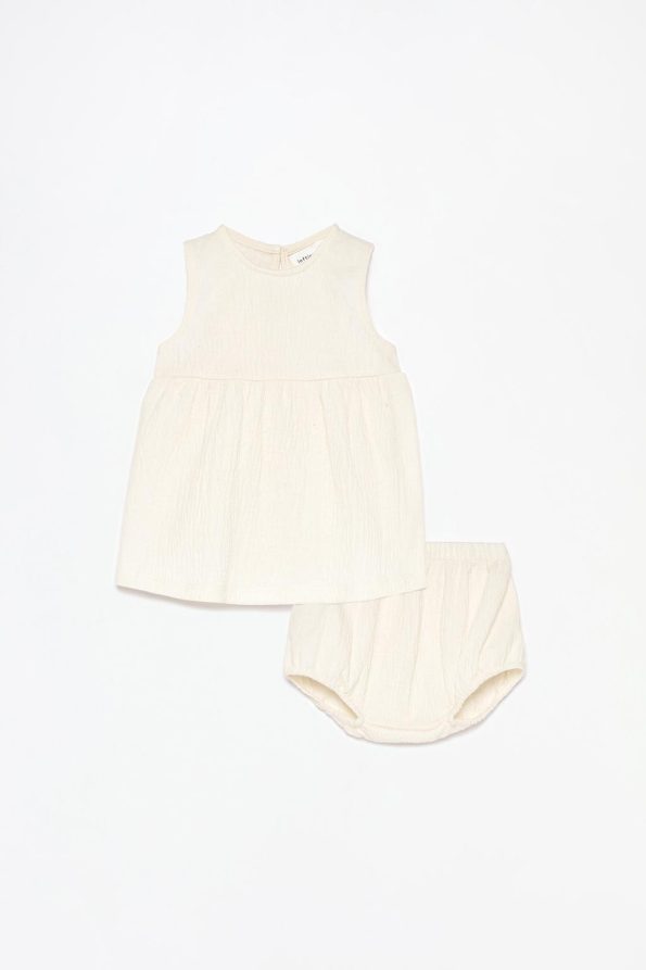 Dress and Ruffled Panty Set