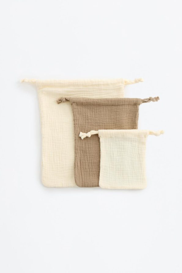 3-Piece Textured Bag Set