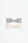 Set of 2 Bow-Accent Hairbands