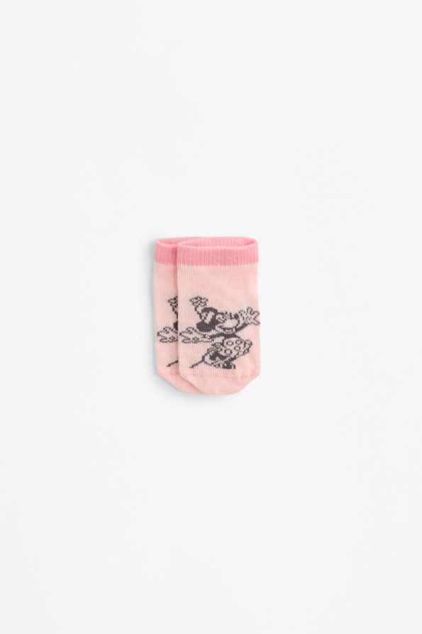4-Pack Mickey and Minnie Mouse Ankle Socks