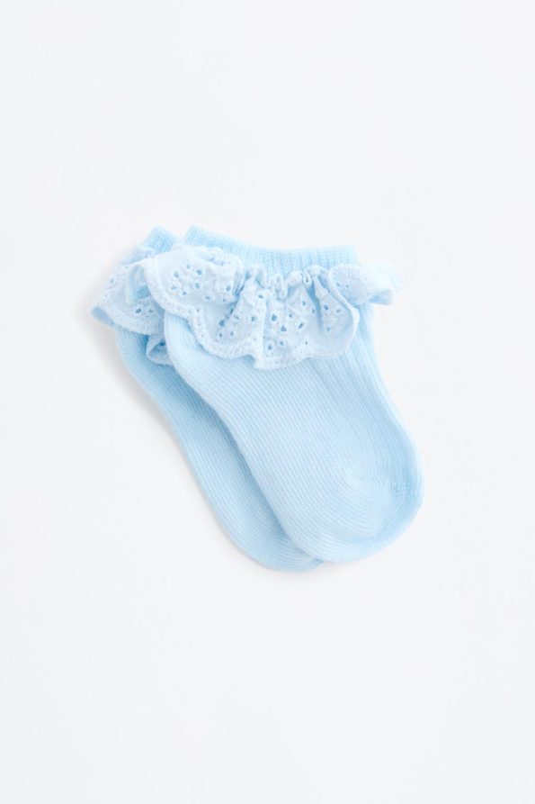5-Pack Lace Trimmed Socks