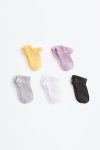 5-Pack Lace Trim Socks