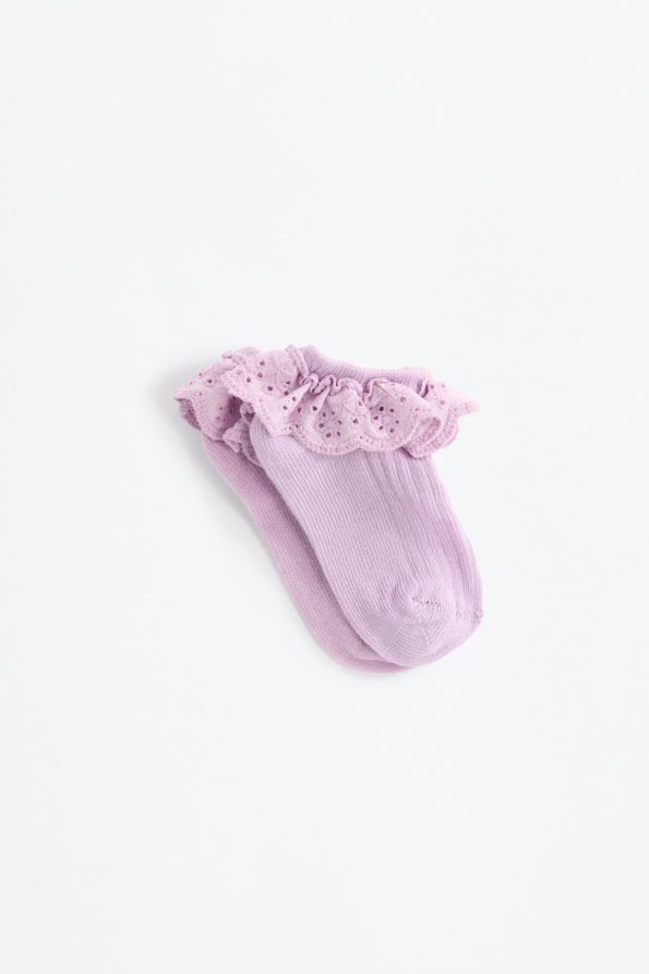 5-Pack Lace Trim Socks