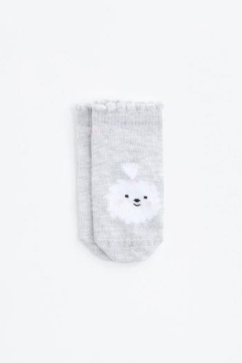5-Pack Bear Pattern Ankle Socks