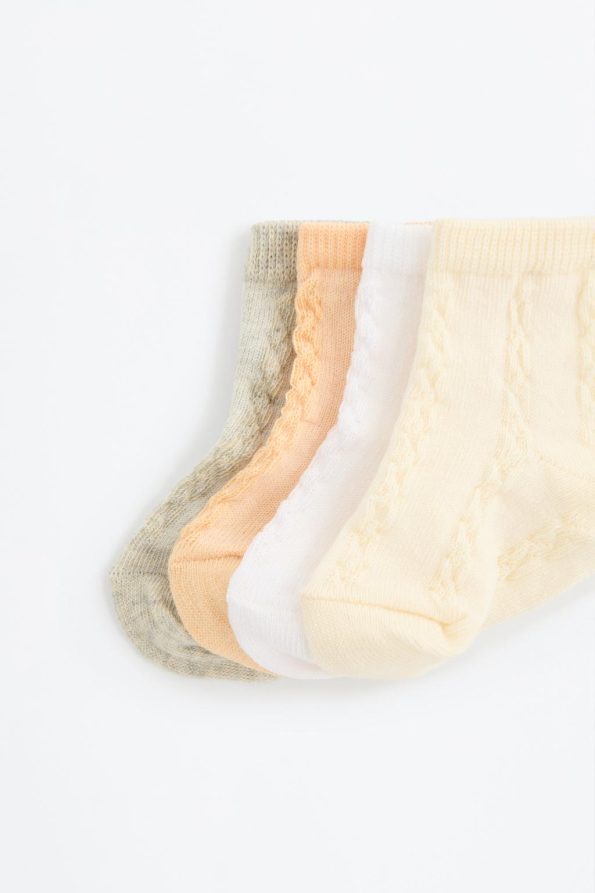 4-Pack Long Knit Socks