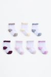 7-Pack Contrast Color Long Socks
