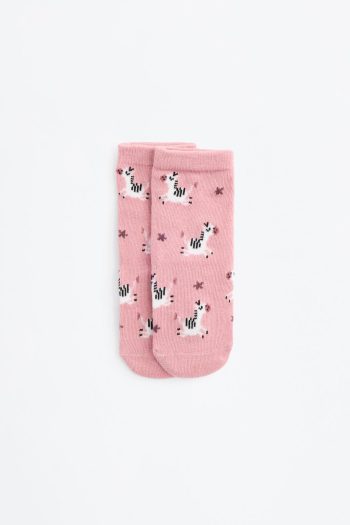 5-Pack Long Zebra Pattern Socks
