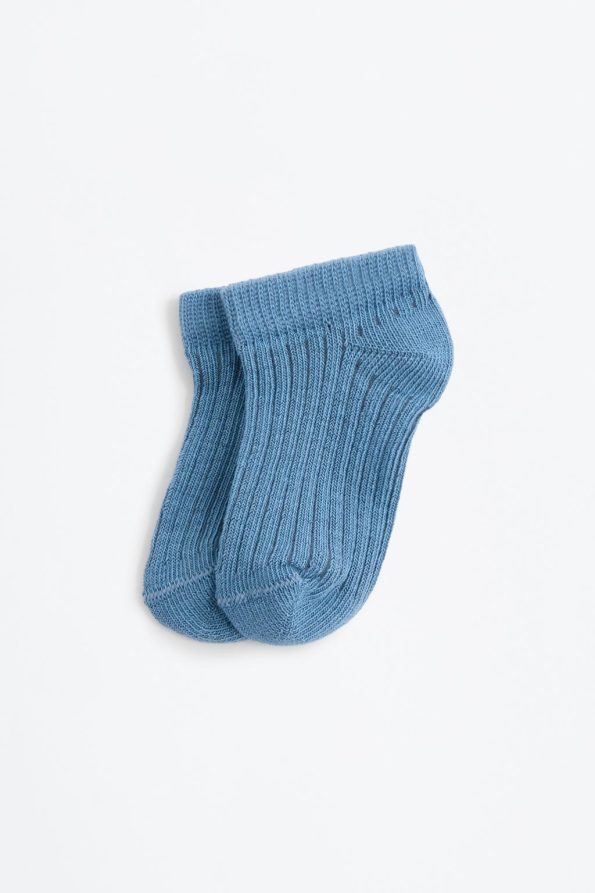 7-Pack Ribbed Ankle Socks