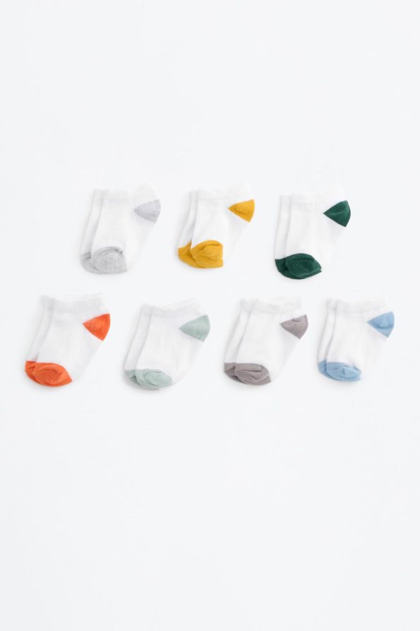 7-Pack of Colorful Ankle Socks