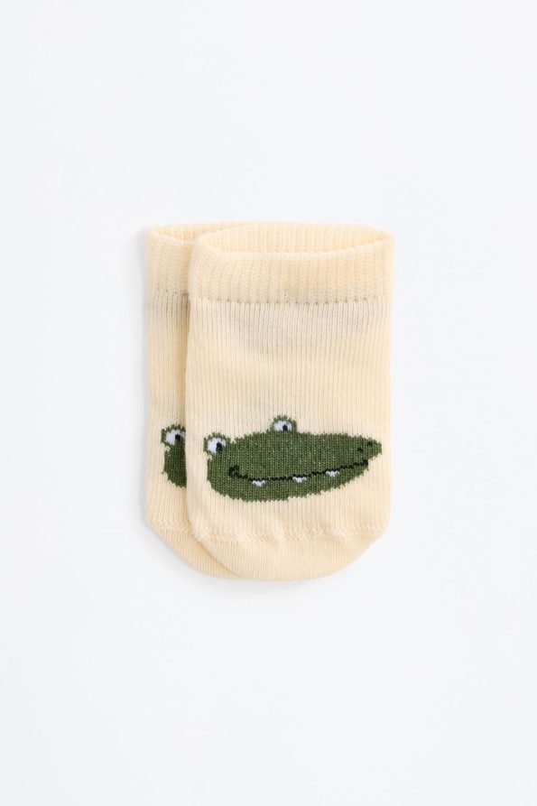 5-Pack of Crocodile Pattern Ankle Socks