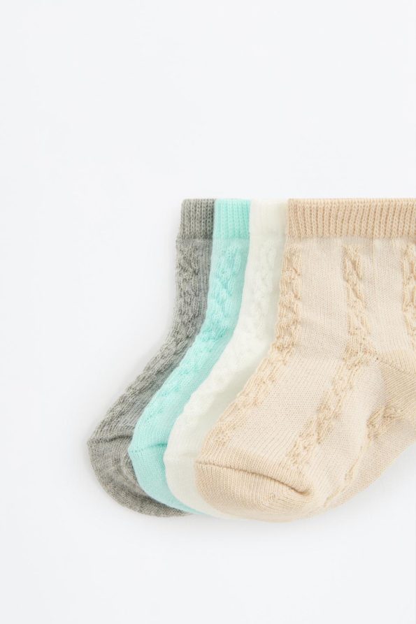 4-Pack Long Knit Socks