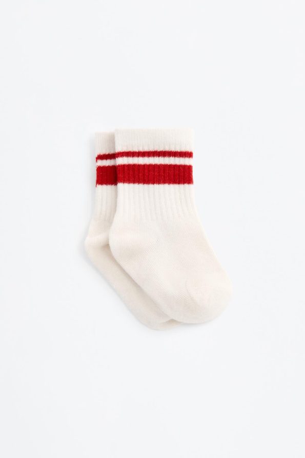 5-Pack Ribbed Striped Long Socks