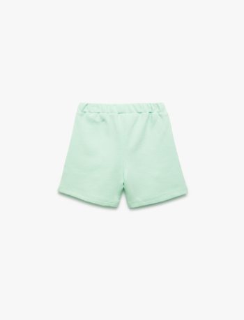 Boys' Cotton Drawstring Pocket Detail Basic Shorts