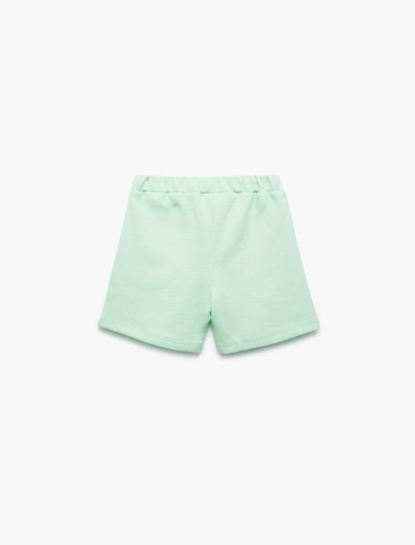 Boys' Cotton Drawstring Pocket Detail Basic Shorts