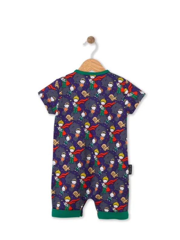 Little Prince Patterned Short Sleeve Romper