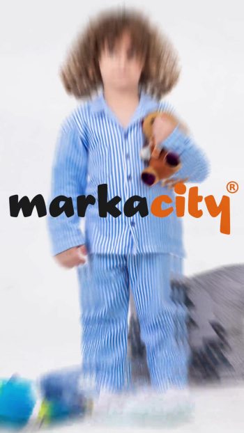 38 ThirtyEight All-Season Comfortable Cotton Blue Striped Boys Pajama Set