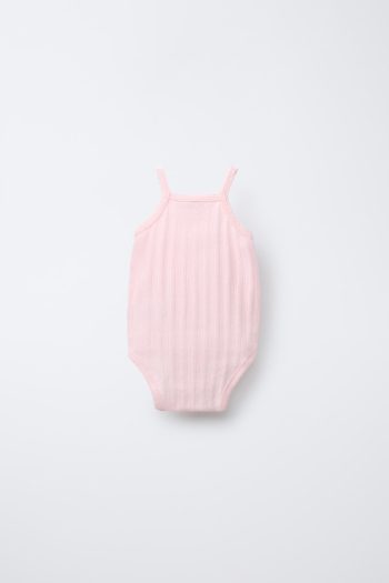 3-Pack of Ribbed Cut-Out Bodysuits