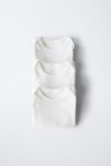 3-Pack of Ribbed Sleeveless Bodysuits