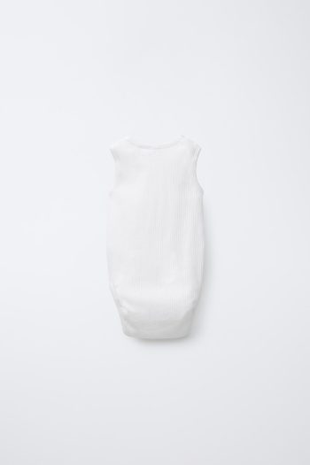 3-Pack of Ribbed Sleeveless Bodysuits