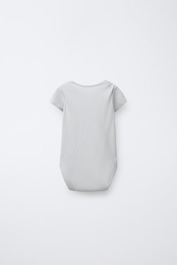 3-Pack of Short Sleeve Bodysuits with Twig Print