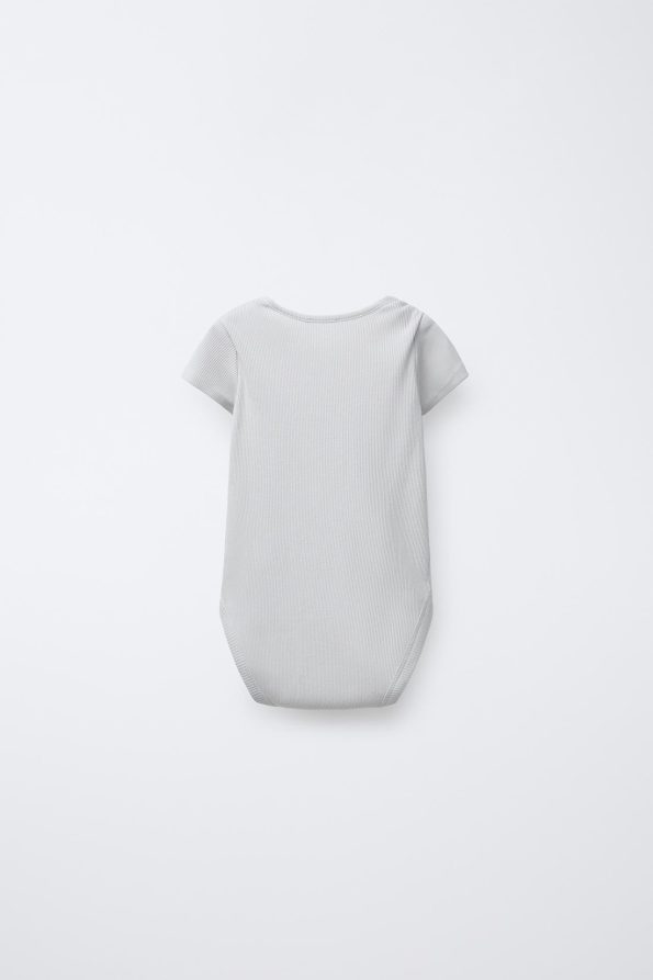 3-Pack of Short Sleeve Bodysuits with Twig Print