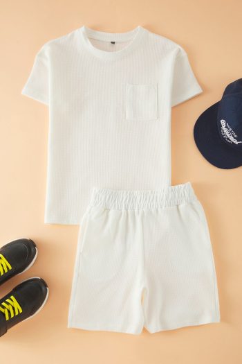 Trendyolmilla Kids Cotton Basic Short Set for Boys