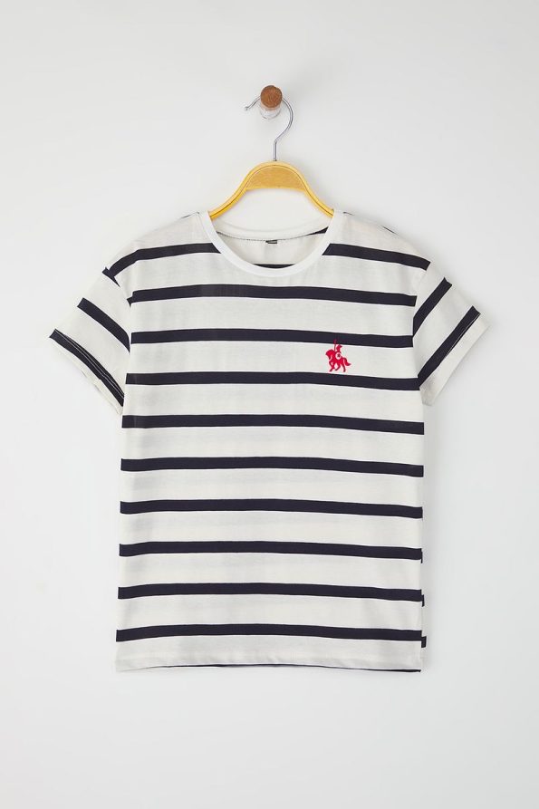 Trendyolmilla Kids Striped Knit T-Shirt